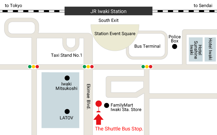 Iwaki Station Bus Terminal