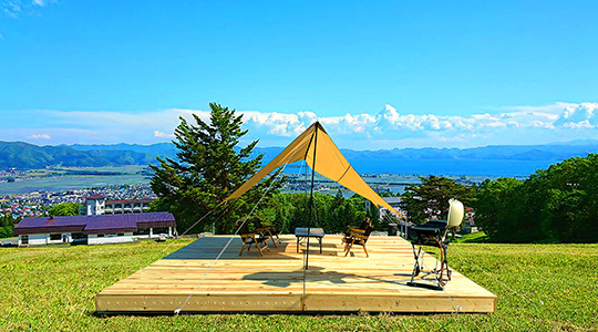 福島民友新聞に絶景・猪苗代スキー場のゲレンデBBQに関する記事が掲載されました。