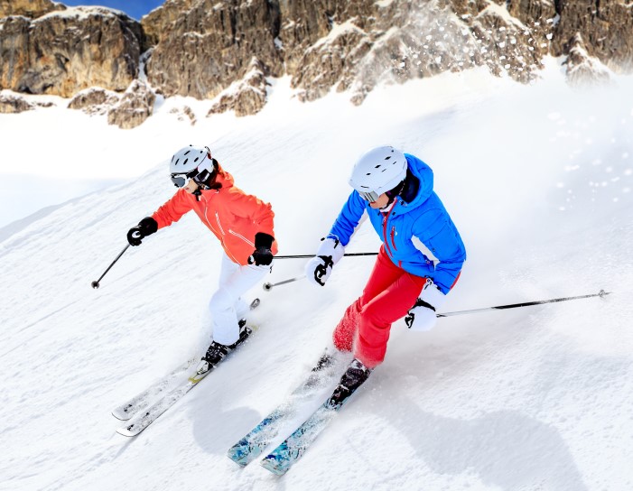 I want to learn to ski in a parallel stance!