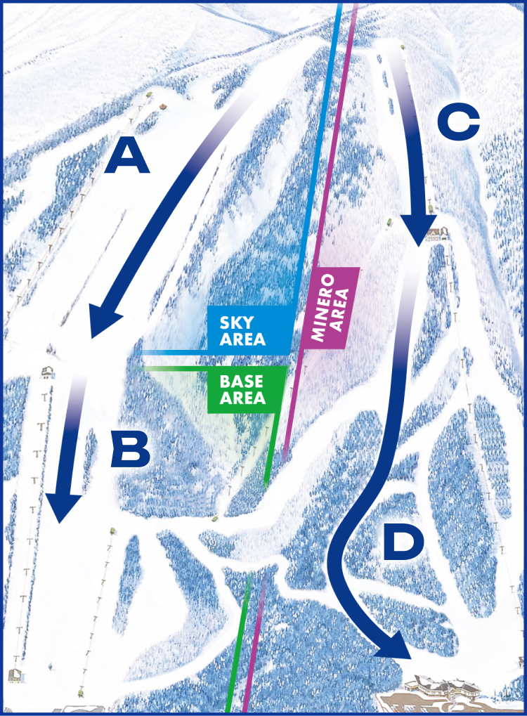 Sky Shot Service Course Map